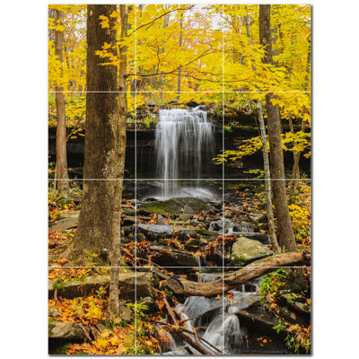 Photo de chutes d'eau 6 po x 6 po