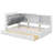 Wood  Platform Bed With Storage Headboard-1613879882