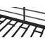 Twin-size Loft Bed with Table &amp; Shelves - Heavy-duty Metal, No Box Spring Needed, Noise Reduced