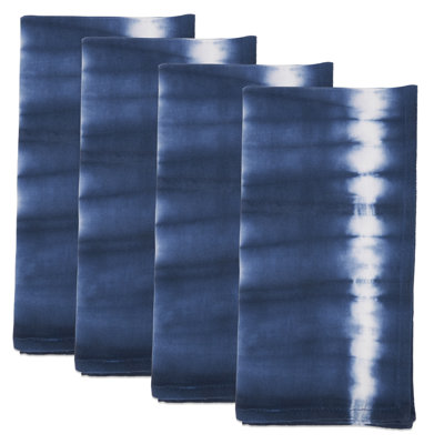 Oksana Collection 100% Cotton Striped Square Napkin