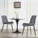 Hokku Designs Keges Leather Upholstered Metal Side Chair | Wayfair