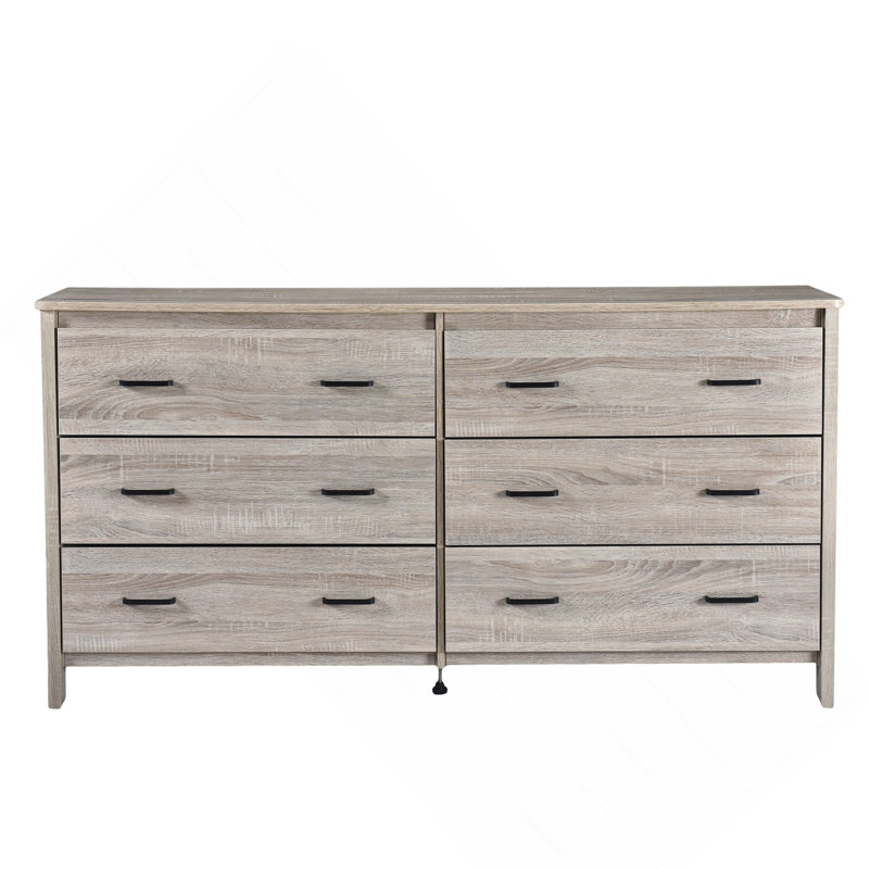 DRESSER À 6 TIROIRS