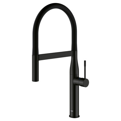 Robinet de cuisine à poignée simple Essence New avec SilkMove® et avec accessoires