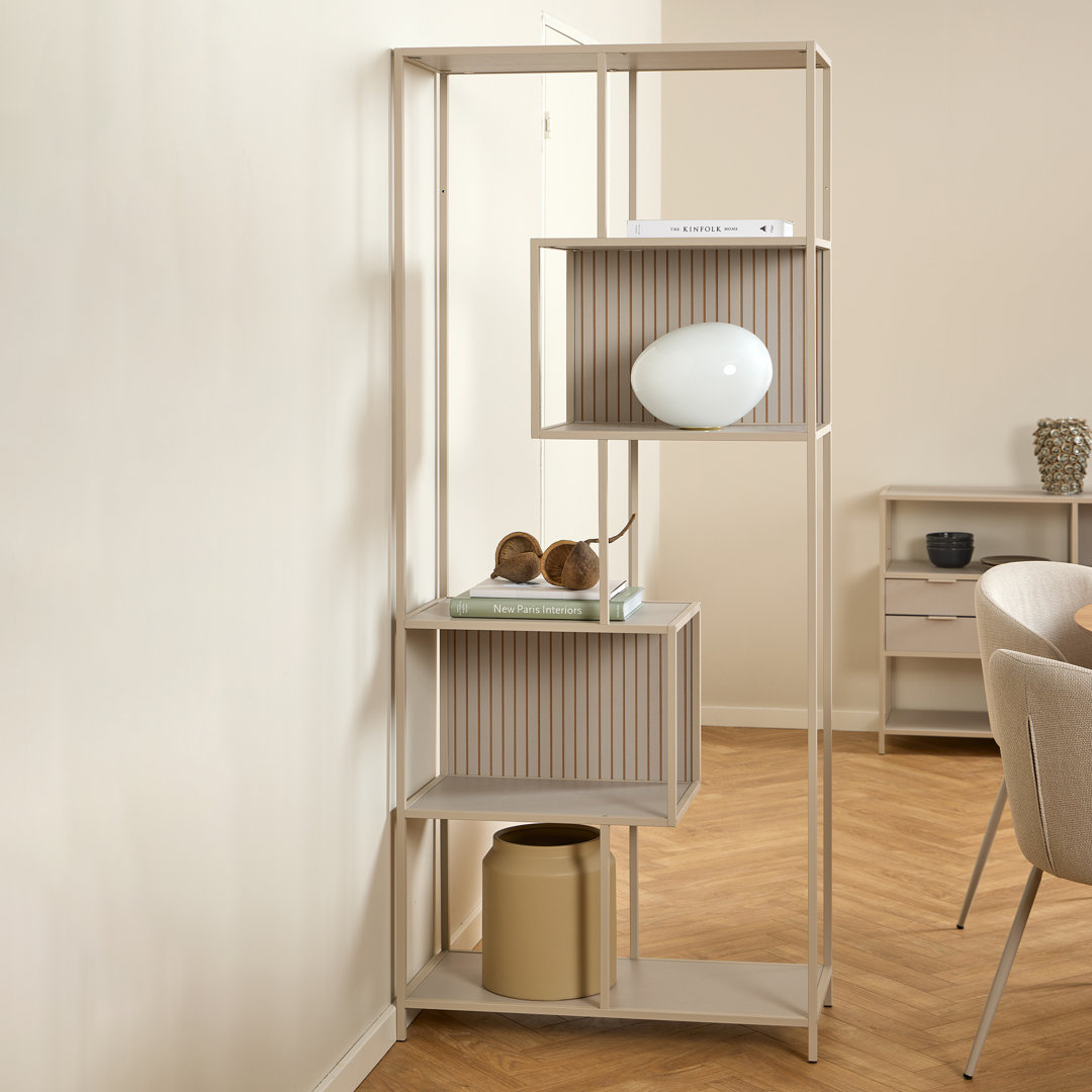 Azka 185cm H x 77cm W Standard Bookcase