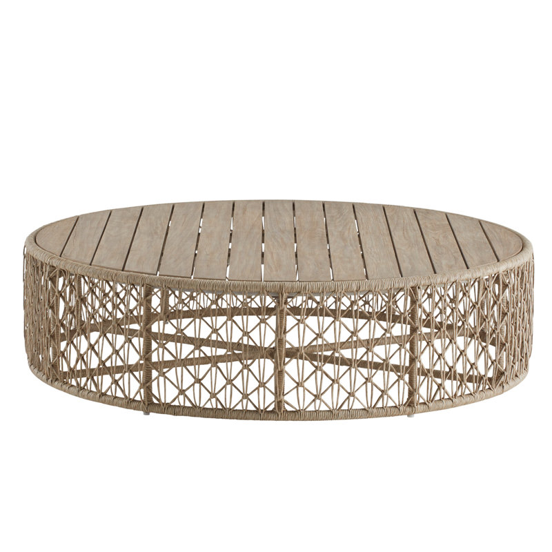 Hugo Outdoor Round Teak Coffee Table