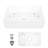 36" L Ceramic Farmhouse/Apron Front Kitchen Sink