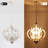 Tinnin 5-Light Farmhouse Chandeliers Lantern Rustic Kitchen Island Cottage Candle Geometric Pendant-1151285659