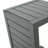 CAPE CORAL ALU C-SHAPED TABLE