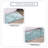 Luxury 2-Piece Microfiber Bath Rug Set, Non-Slip Rubber Backing, Quick-Dry, Ultra-Absorbent, Plush Machine Washable Bathroom Runner and Large Rug for Tub, Sink & Vanity, Turquoise-514899095