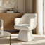 Chaise pivotante en tonneau avec accoudoirs-823922705