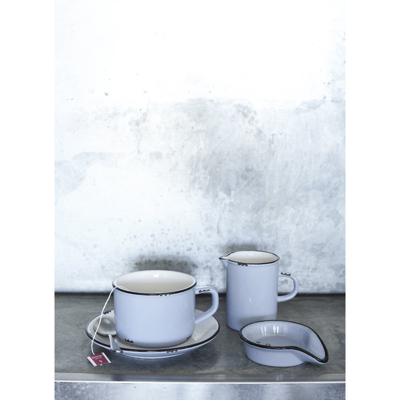 Tinware Creamer, Light Grey