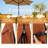 Patio Umbrella Cover Outdoor Waterproof Cantilever Parasol Banana Umbrella Cover Fits 12Ft To 14Ft, Brown
