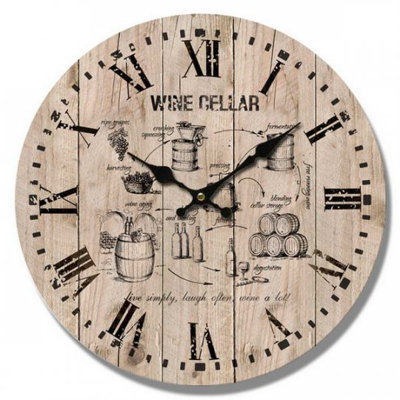 Horloge murale 13,5 po Calafia