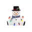 Décoration de Noël en plein air avec lumières 1,25 pi Jolly Snowman