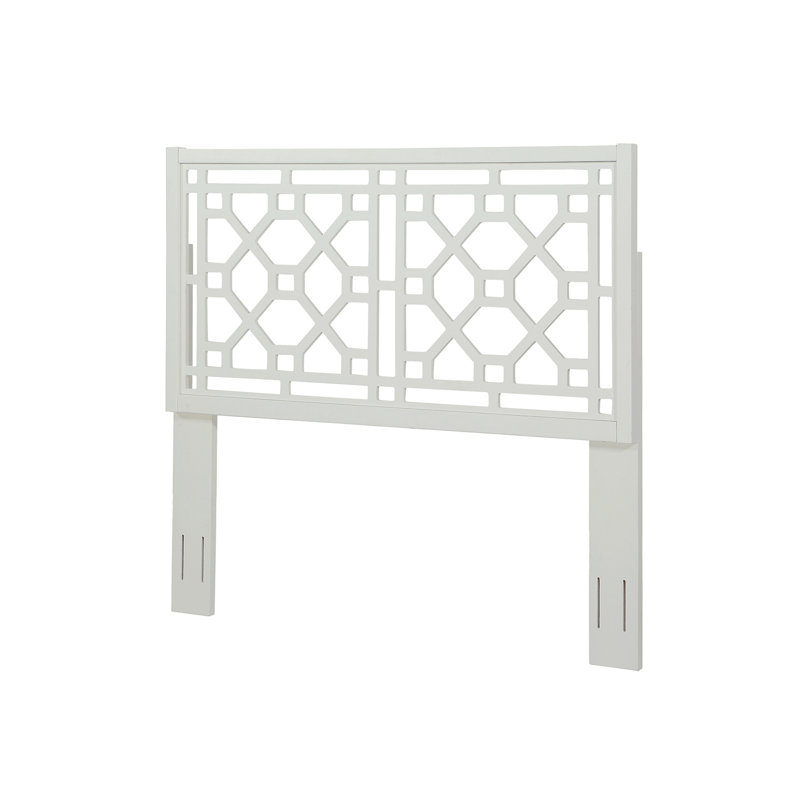 Tabor Chippendale White Headboard - Queen, Queen
