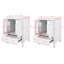 Meuble-lavabo 48 po avec lavabo encastré intégré, tiroir divisé et tablette à double couche-677340084