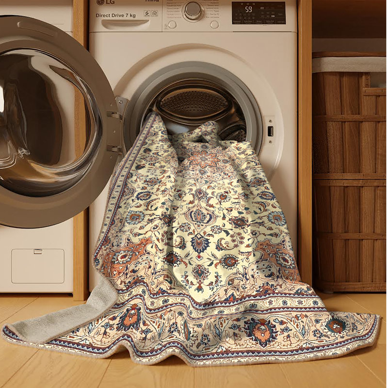 Oriental Indoor Rug, Rectangle 6' x 9'