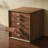 Black Walnut Wooden Desk Organizer with 5 Drawers,Desktop Storage for Office Supplies,Jewelry,Cosmetics -590478273