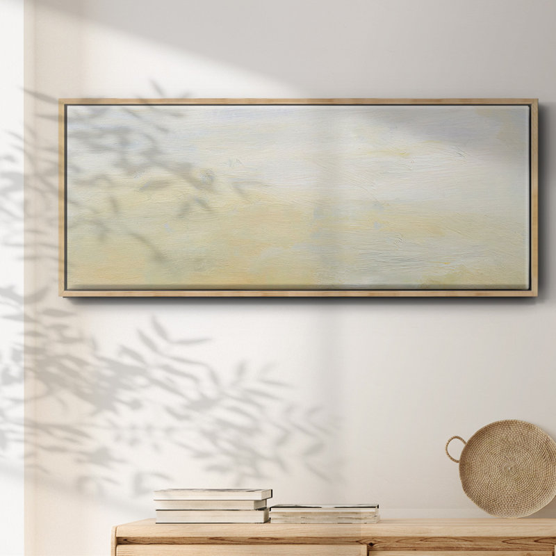 Lingering Light II- Framed Canvas, 20" H x 50" W