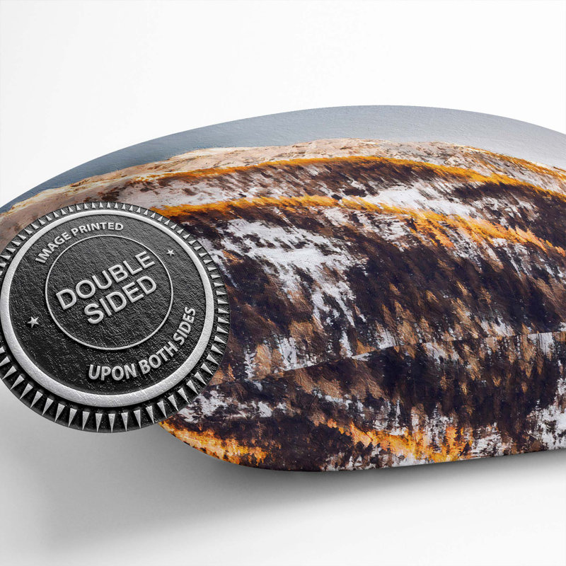 Winter in the Mountains Cushion with Filling, 55cm H x 55cm W x 20cm D