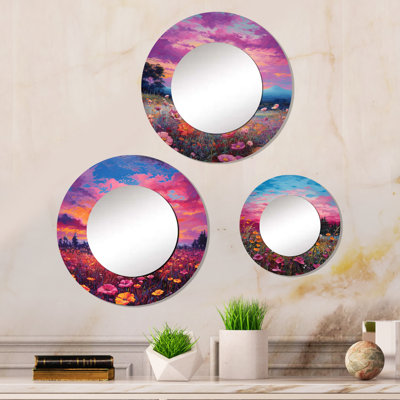 Ellguth Metal Round Mirror