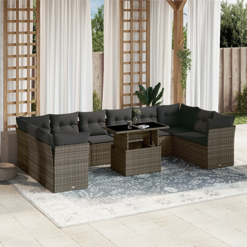 Ensemble de canapé de jardin Vidaxl