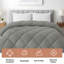 Édredon en duvet synthétique uni toutes saisons Lux Decor-112728014-112728009