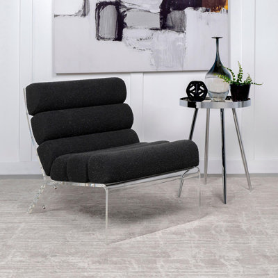 Chaise sans accoudoirs en acrylique Freeman