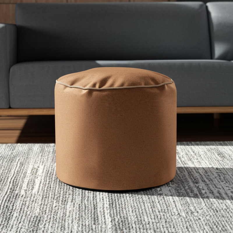 Grand repose-pieds Qiviut Brown, Brun
