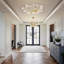 Lustre en céramique 7 lumières à intensité variable Ginkgo-1541505135
