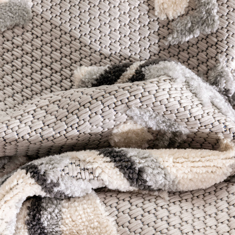 Dorado Indoor/Outdoor Grey Rug, Rectangle 160 x 220cm