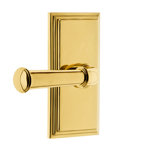 Grandeur Carré Plate Passage with Georgetown Lever