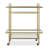 Uttermost Erena Brass Bar Cart
