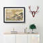 Cranes Beside a Lake by Hashimoto Gaho - Picture Frame Painting Print on MDF-55621158-55621159