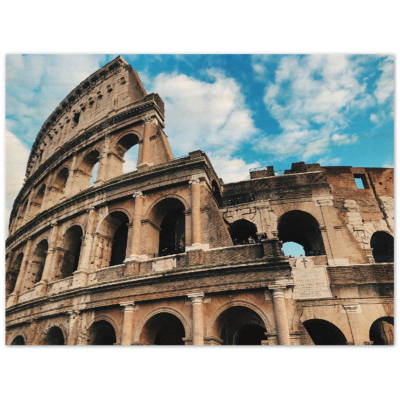 Le Colisée, reproduction d'art antique de Rome, impression sur toile de l'architecture historique italienne - Œuvre de l'empire romain - voyage en Europe