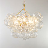 Lustre en verre 6 lumières Yavette