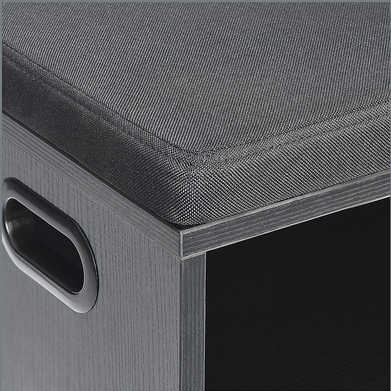Banc à chaussures pour hall d'entrée avec coussin Banc à chaussures avec rangement et sièges, étagère à chaussures pour hall d'entrée