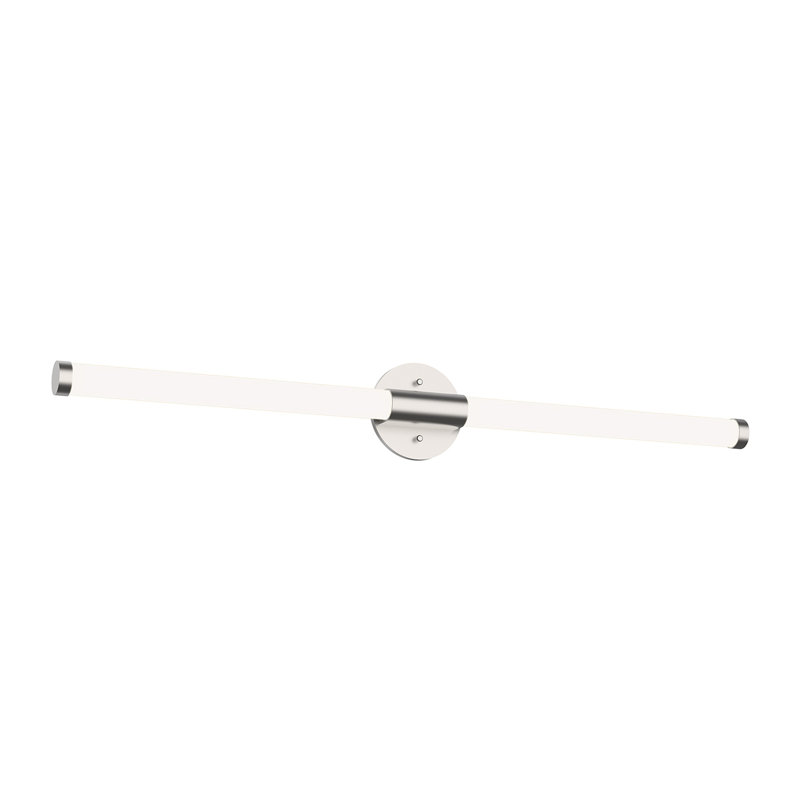 Akari Dimmable LED Bath Bar, Brushed Nickel, 1.5" H x 35.5" W x 2.25" D
