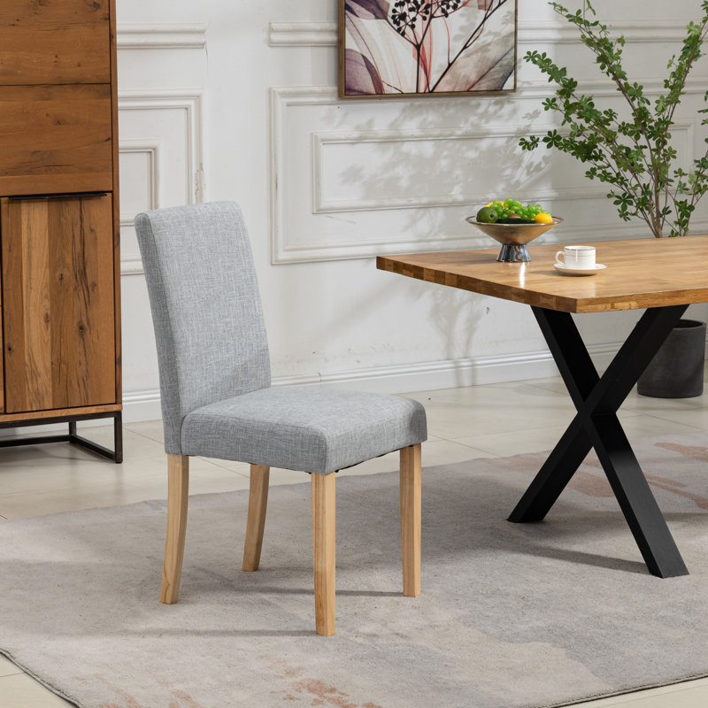 Akram Velvet Upholstered Dining Chair, Light Grey