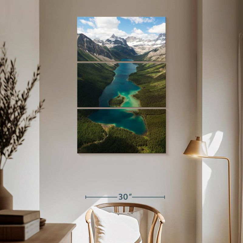 Paysage de montagnes Alvord Assiniboine, H 65 po x l 42 po