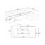 Canapé modulaire en L 107 po, aucun assemblage requis-1022241786