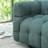 Armir 38" Wide Tufted Polyester Swivel Chair with Square Arm-1651445081