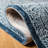 Angellique Handmade Tufted Wool Navy Area Rug-525173406
