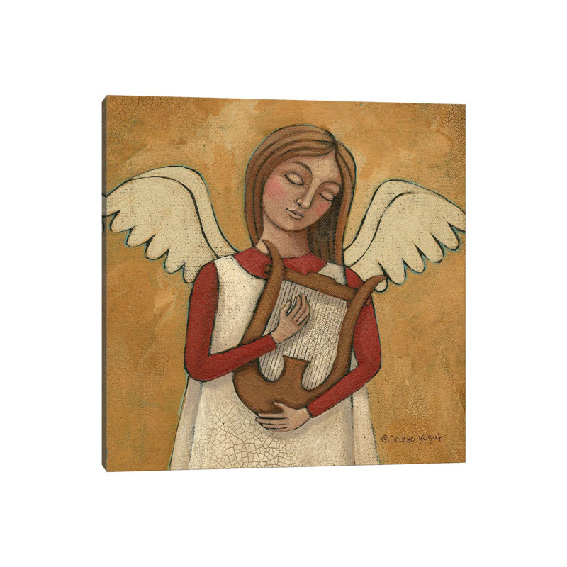 Praise with the Harp 1 Piece Wall Art on Canvas, 93.98cm H x 93.98cm W x 3.81cm D, Wrapped Canvas