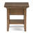 Redmond 19"W Solid Wood Transitional End Table with Drawer, Open Shelf and Tapered Legs-1004783479