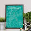 Stuttgart City Map - No Frame Print-583517056
