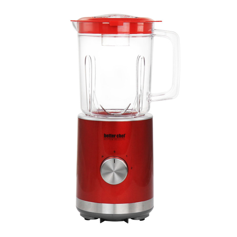 Better Chef 2 Speed 24oz. Countertop Blender, Red