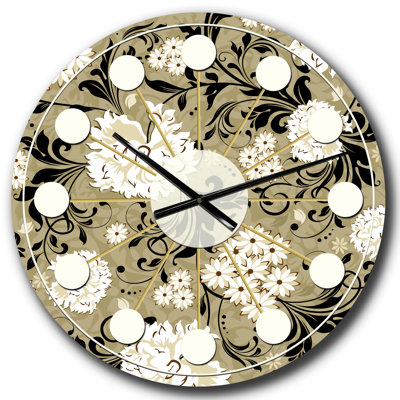 Horloge murale rétro Mid-Century