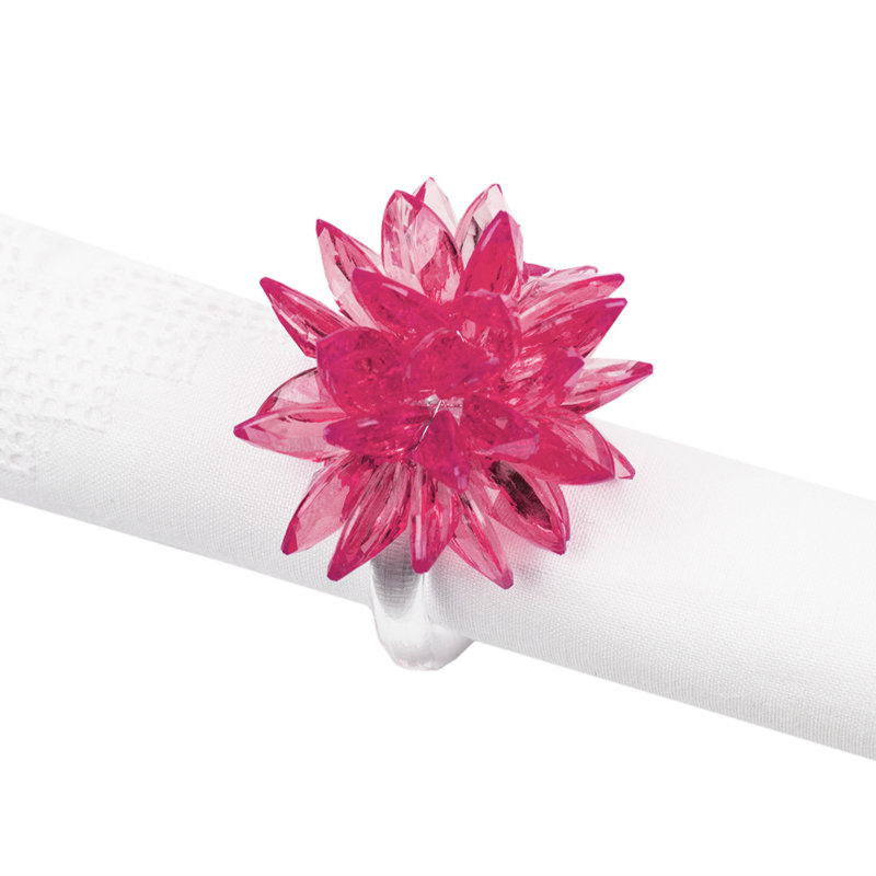 Rond de serviette, Rose