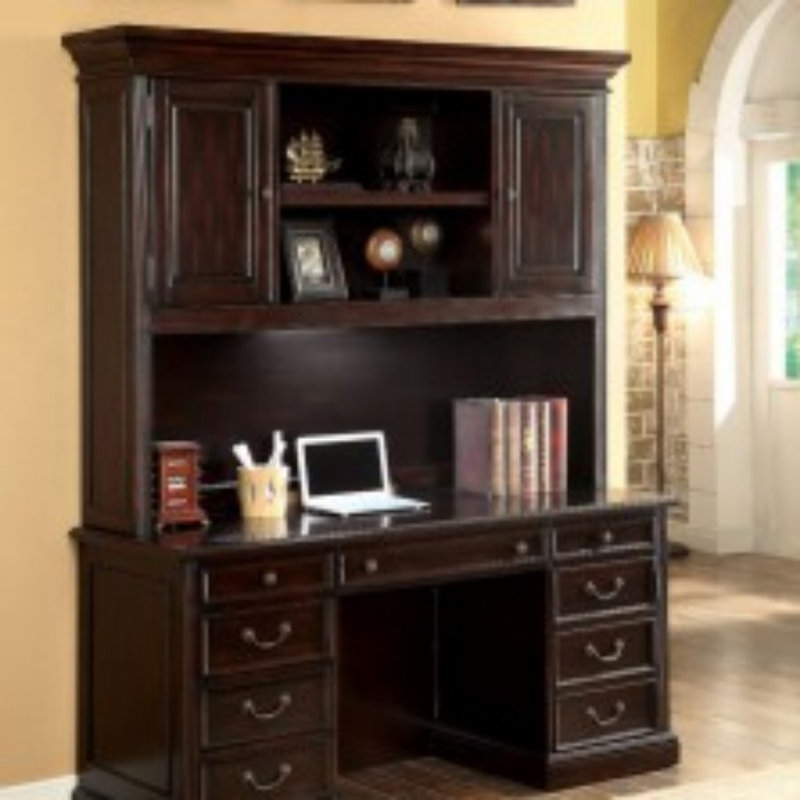 Peralez Solid Wood Armoire Desk